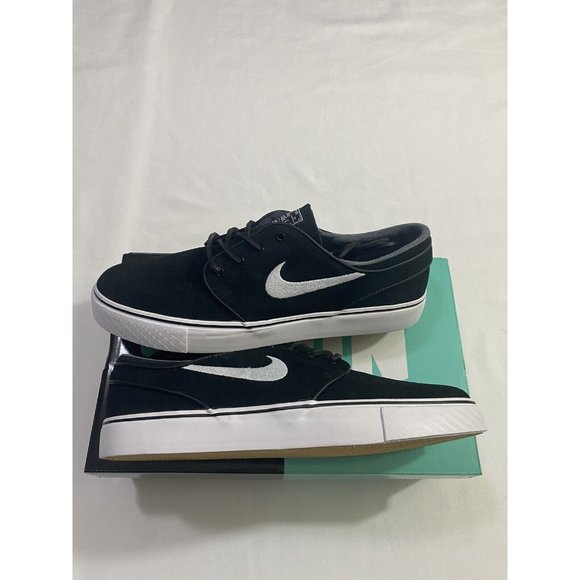 New Mens Size 9.5 Black White Nike SB Zoom Stefan Janoski OG Skate Shoes main image 4